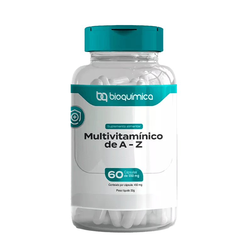 MULTIVITAMÍNICO BIOQUÍMICA PREMIUM A-Z 60CAPS – SEU CORPO NO MODO COMPLETO